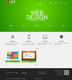 绿色大气网络公司织梦模板