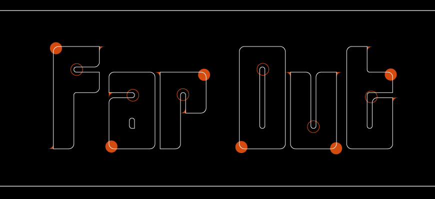 免费字体下载！一款力量感十足的粗体英文字体—Far Out